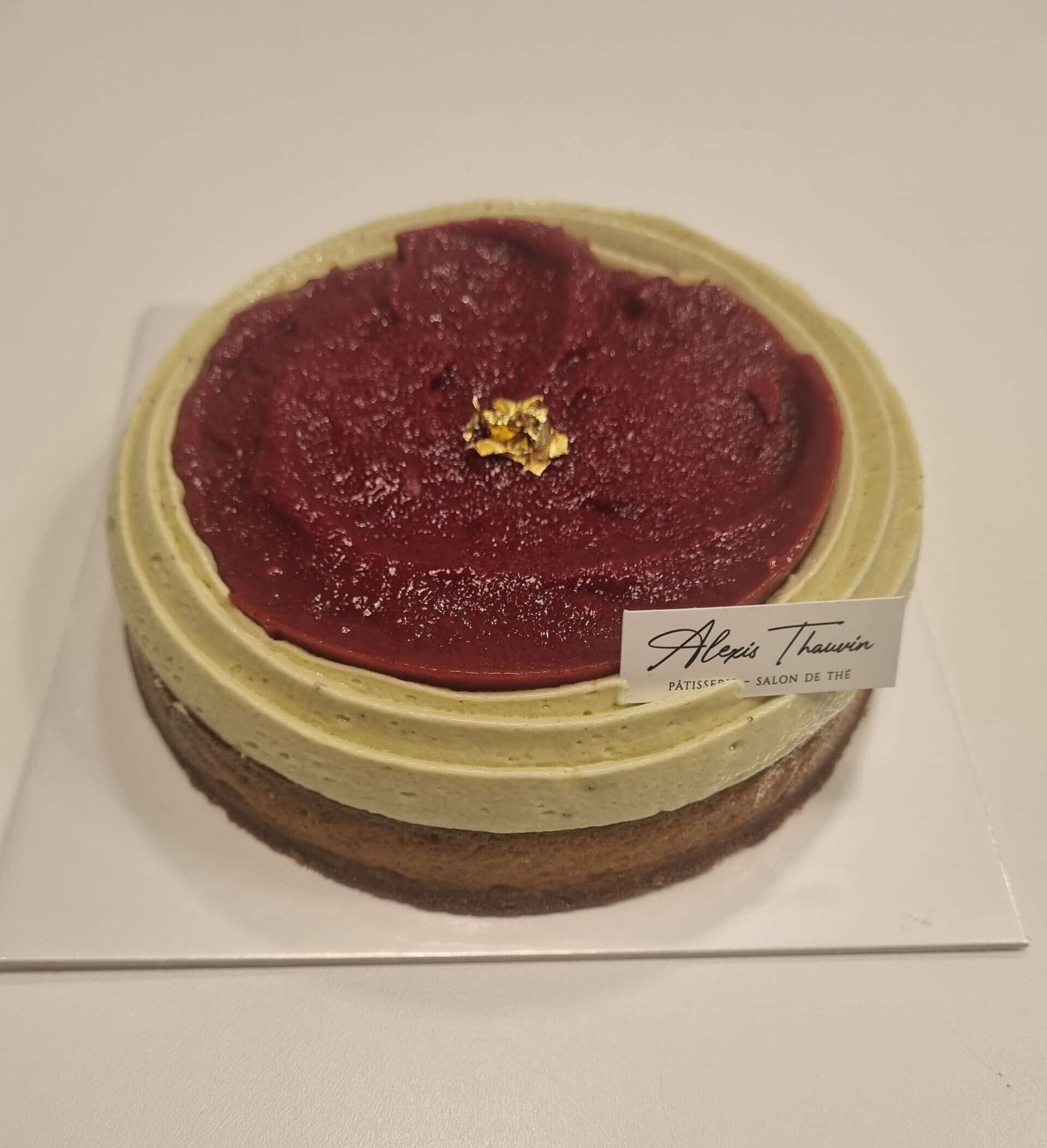 Tarte Pistache et Framboise